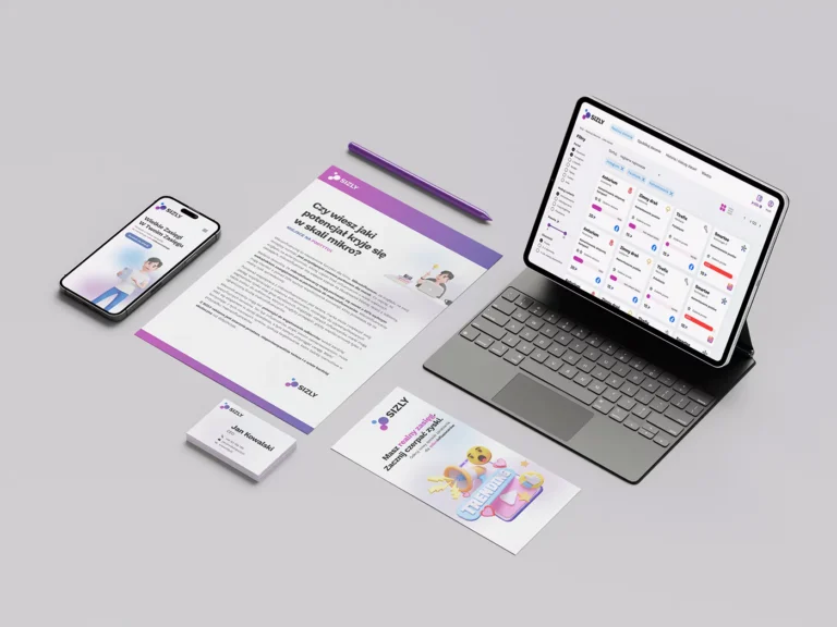 SIZLY branding, app design & more