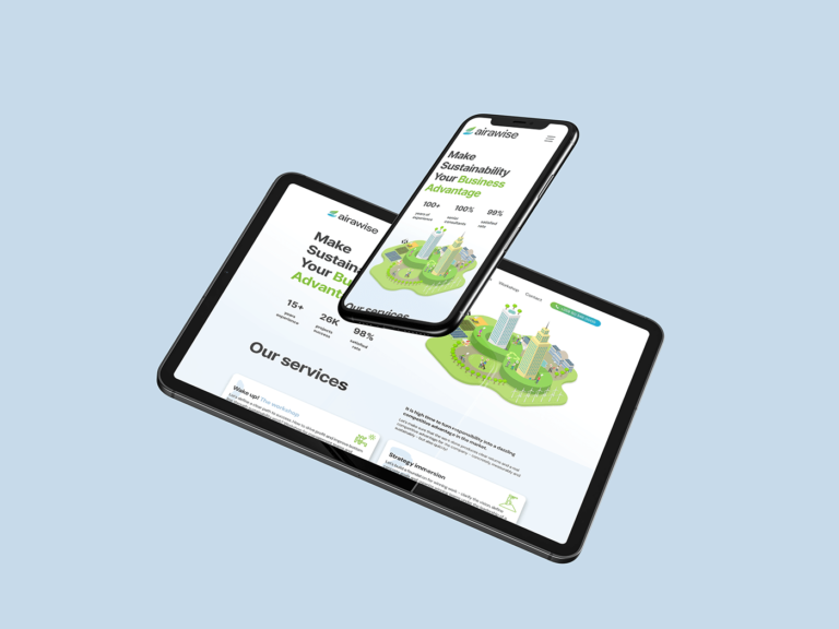 Airawise Logo, Deck & Website