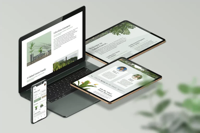 Naked Forest – logo + branding + strona internetowa + koncepcja aplikacji